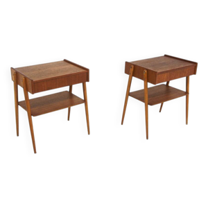 Set 2 tables chevet - 1960