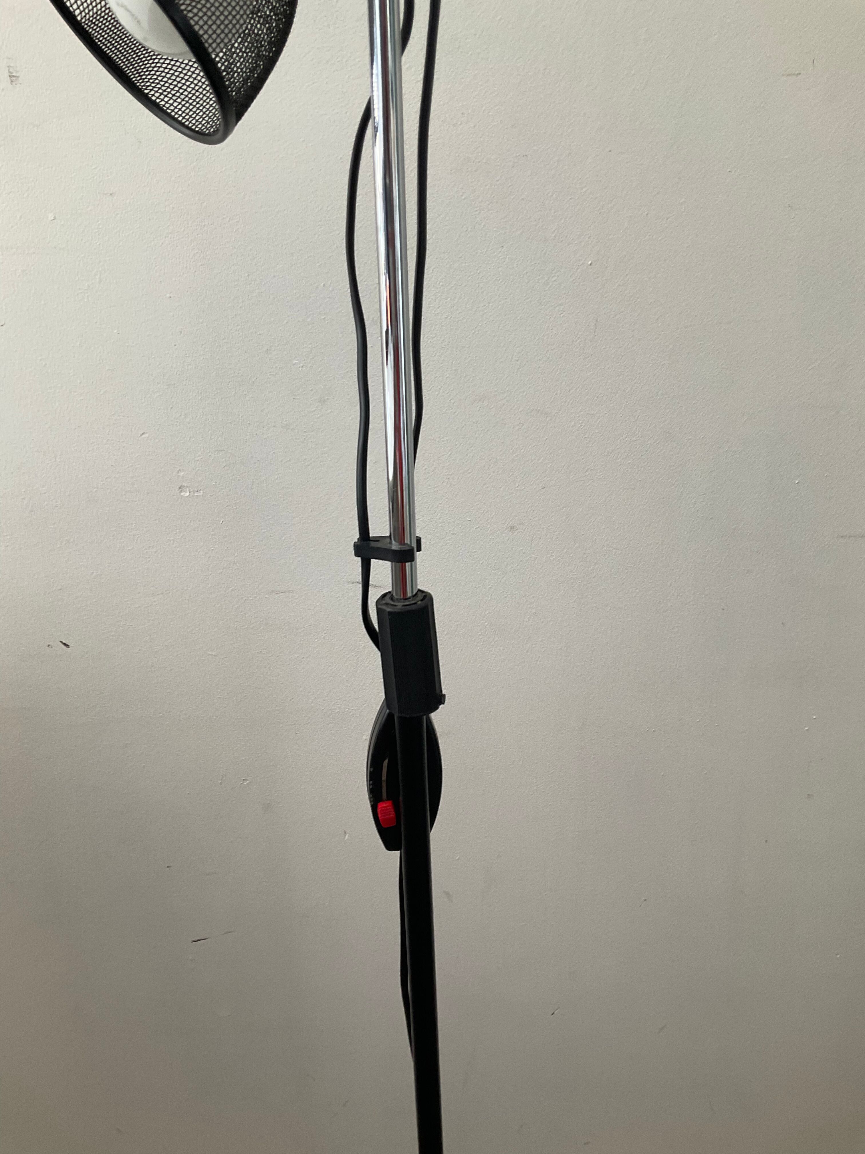 DBGM floor lamp 2 spots 70s-80s