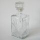 Carafe à whisky en verre ciselé 1970