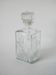 Chiseled glass whiskey decanter 1970