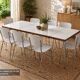 White Formica Kitchen Table - Keller - Very good condition