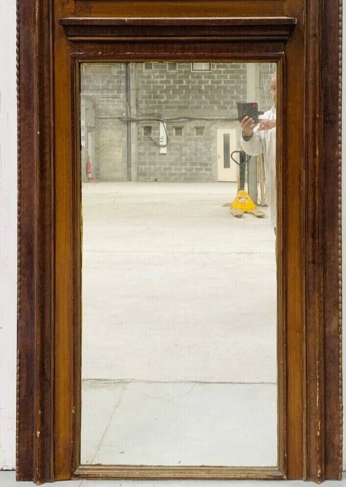 Louis XVI style trumeau in wood and patinated stucco 20th century