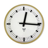 Railway gold Factory Clock from Pragotron, 1970's