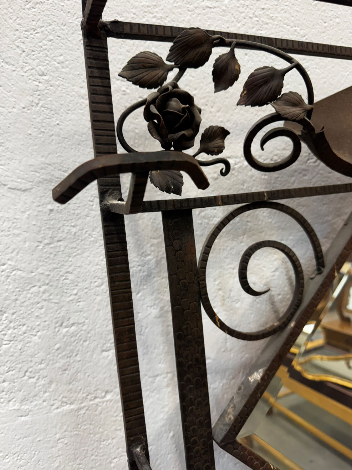 Art Deco coat rack / entrance hall wardrobe