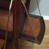 Art deco dessert in mahogany and marquetry