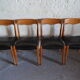 Set of 4 chairs salon by Niels O Möller No. 71 Denmark
