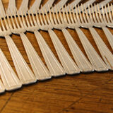 Art Deco cuttlery in silver metal