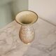 Porcelain vase with golden floral decoration by Johann Seltmann