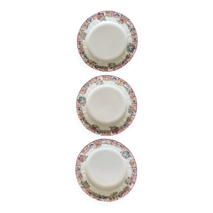lot de 3 assiettes Gien
