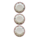 Set of 3 Gien plates