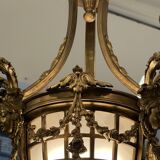 Beautiful 19th century Louis XVI style chandelier in gilded bronze