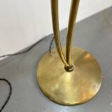 Mid-Century Brass Floor Lamp, 1950s