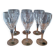 6 crystal wine glasses from Lorraine