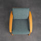 Chaise longue moderne scandinave, Danemark, années 1970