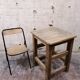Old square workbench