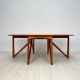 1960s Vintage Gate-leg Teak Danish Dining Table by Niels Koefoed