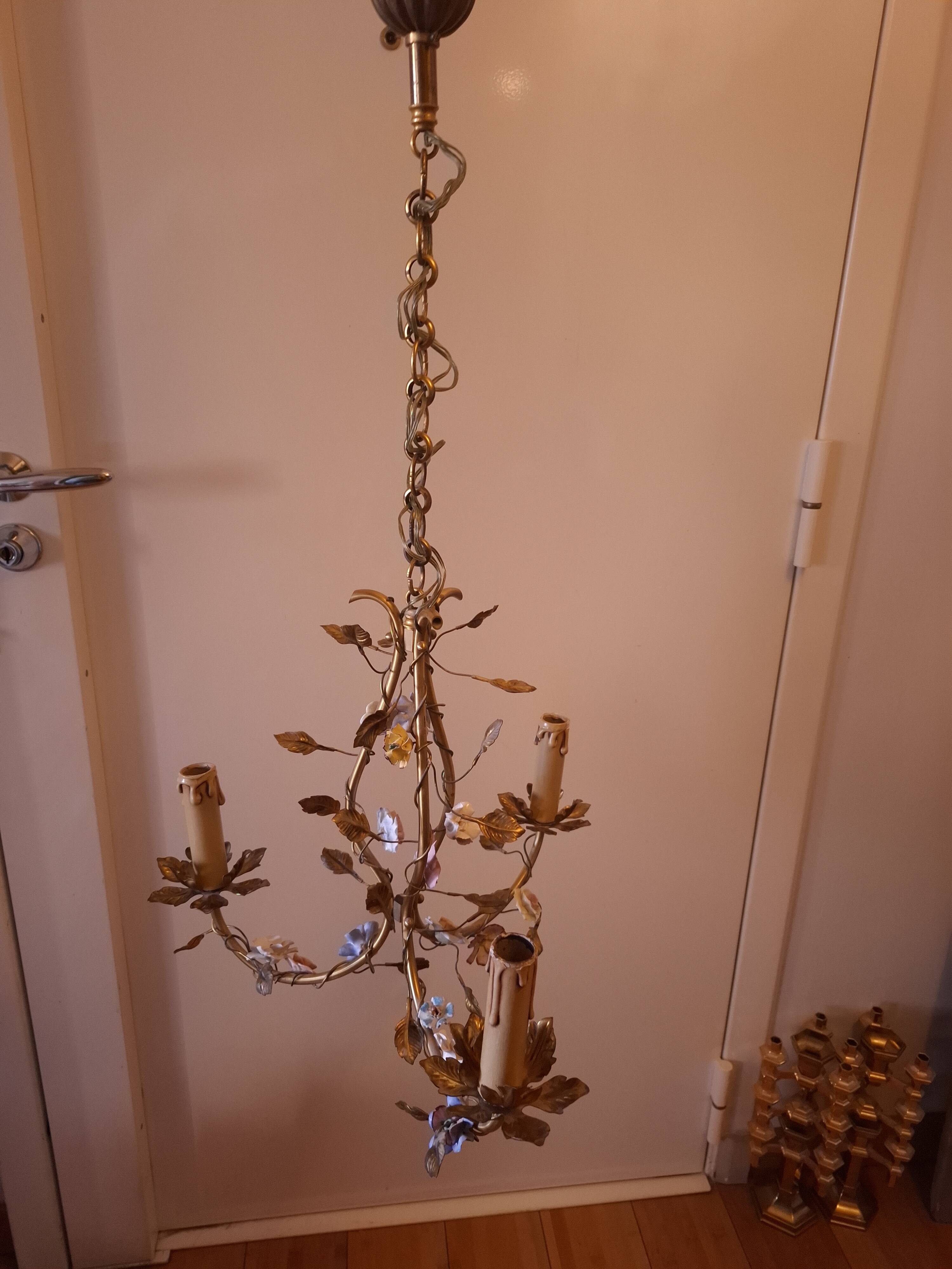 Lustre flower decoration