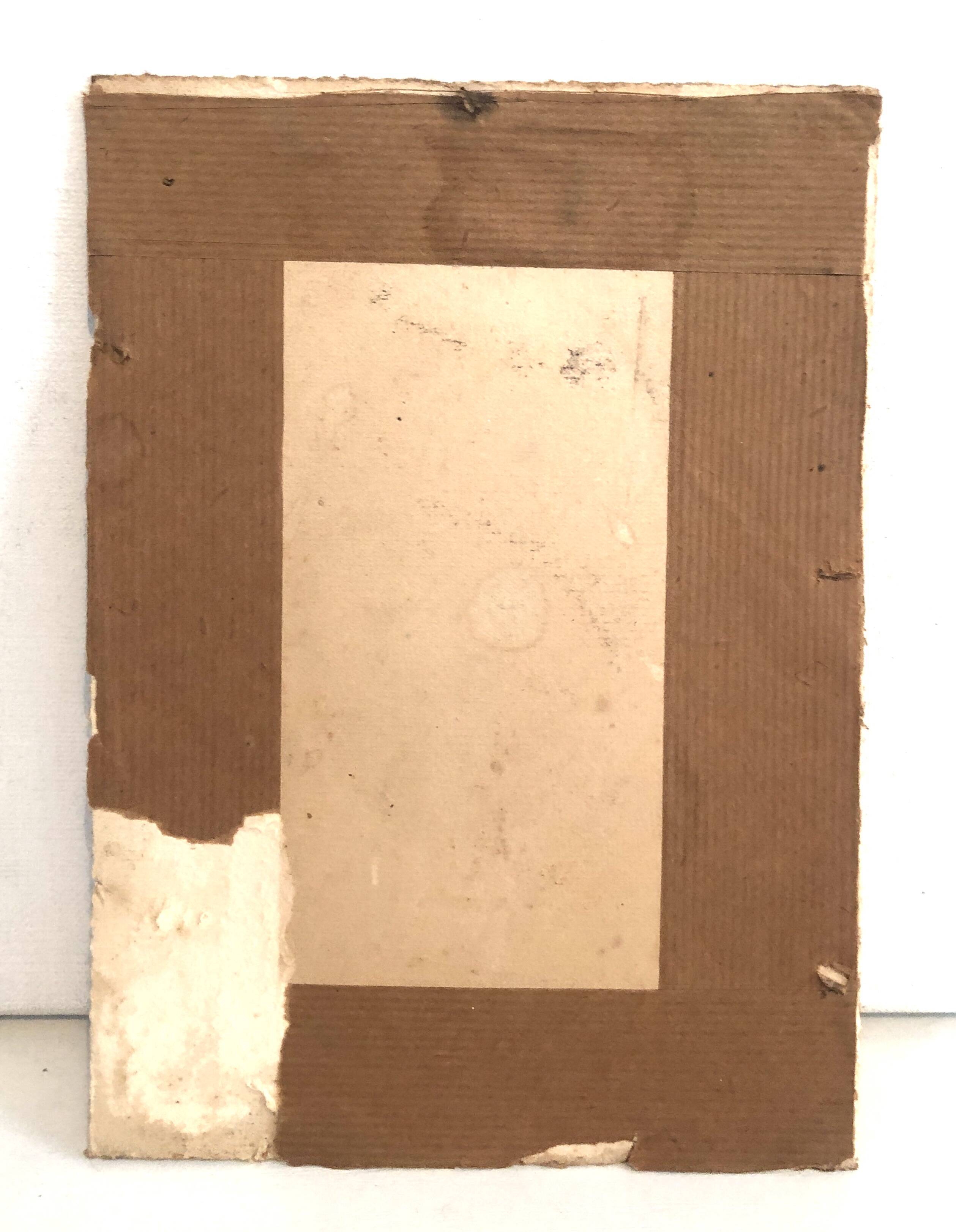 Oval Black and White Toddler Photo