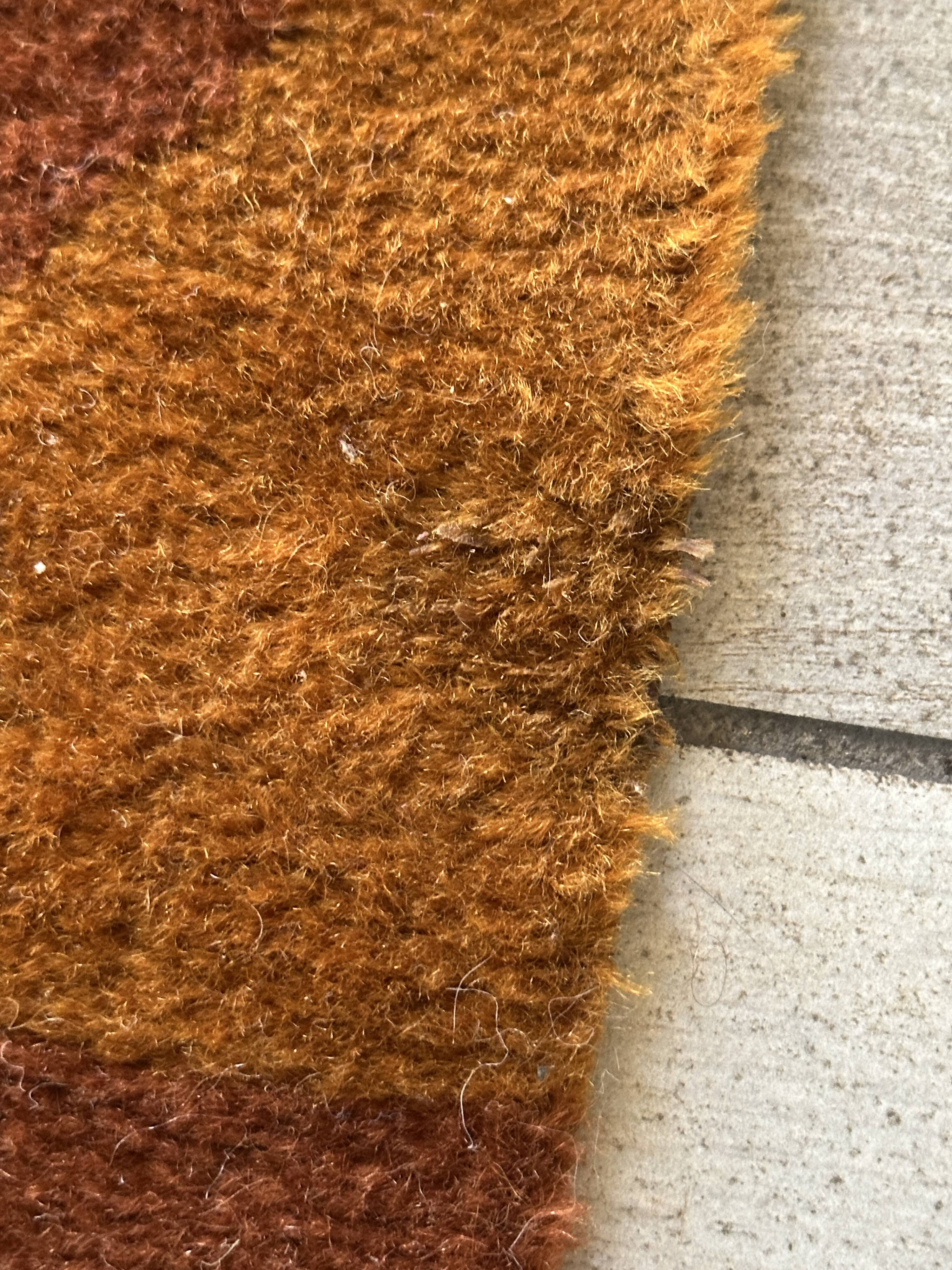 Grand tapis géométrique années 70 scandinave Space Age