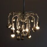 Sputnik space age chandelier 9 lights 1970s