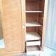 Armoire vintage à 2 portes et miroir