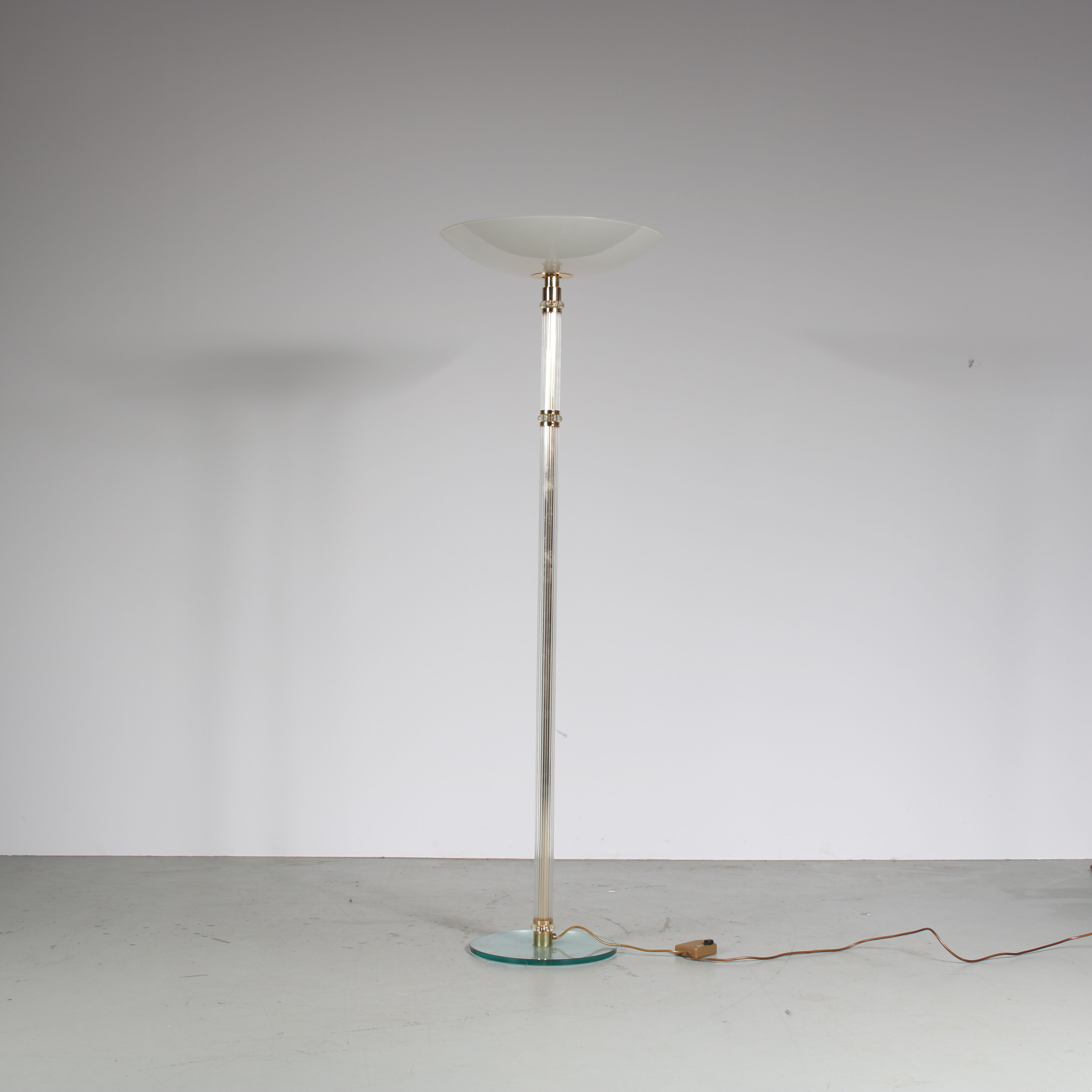 1970s Art Deco uplighter floor lamp from Italy