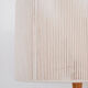 Wooden floor lamp with cotton rope shade
