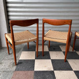 Set of 4 chairs by H.W. Klein for Bramin