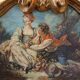 Antique trumeau mirror