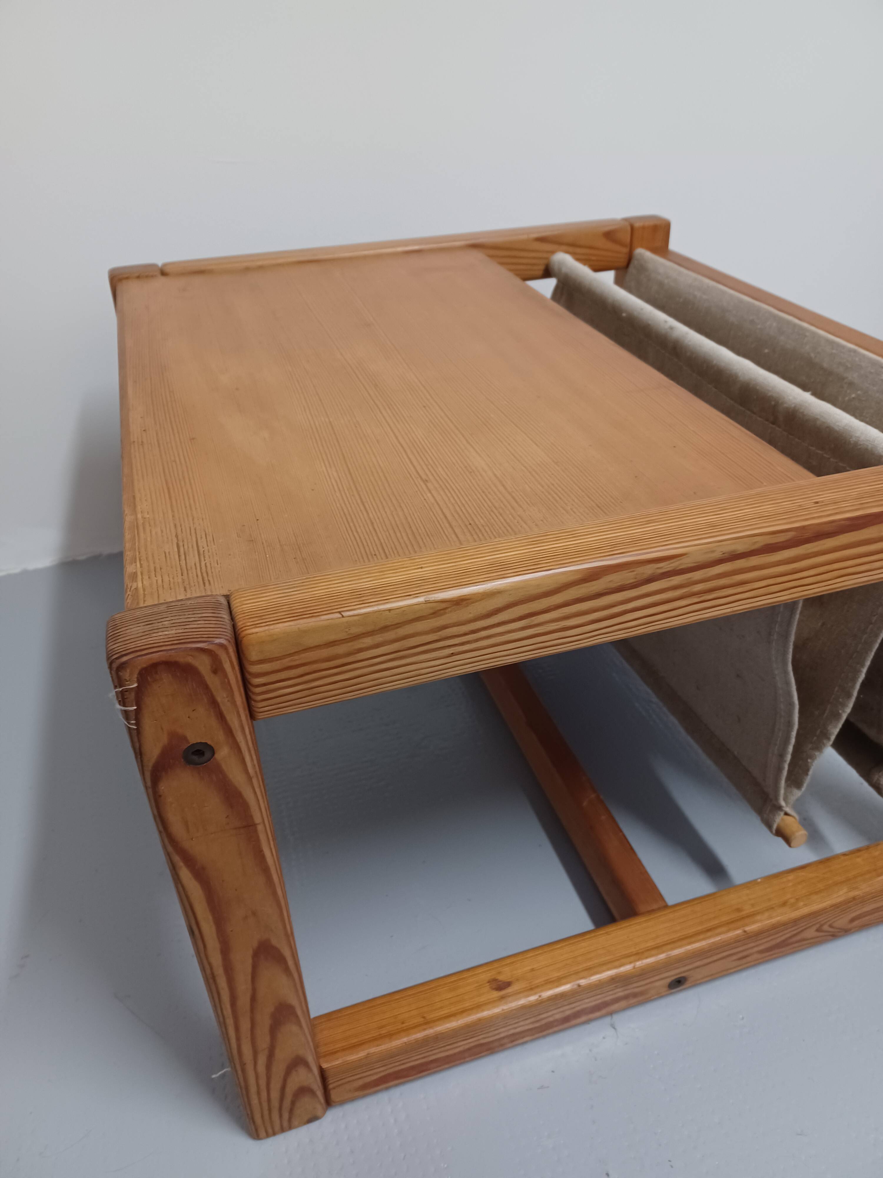 Coffee table, magazine rack, Karin Mobring, Ikea 70's