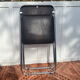Chaise pliante en Skaï et chrome , années 70