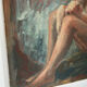 Oil on canvas period art deco