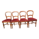 Set de 4 chaises Louis Philippe