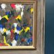 Original Swedish Oil on Panel – “Komposition” by E. Jarl – Dated 1962