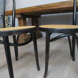 Pair of chairs bentwood black