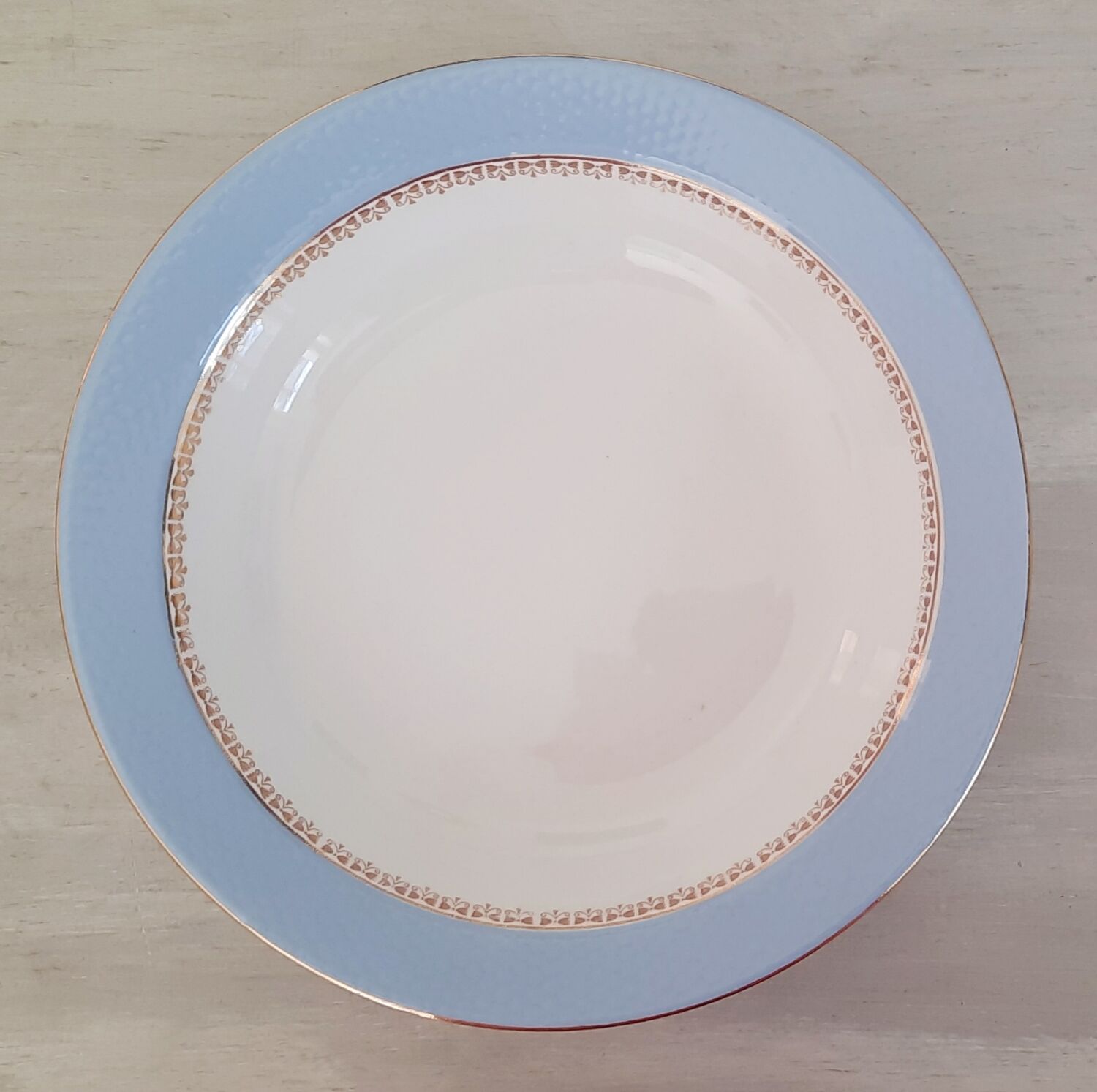 Dessert Plates and Hollow Dishes in Earthenware Café Gilbert by Moulin des Loups Vintage