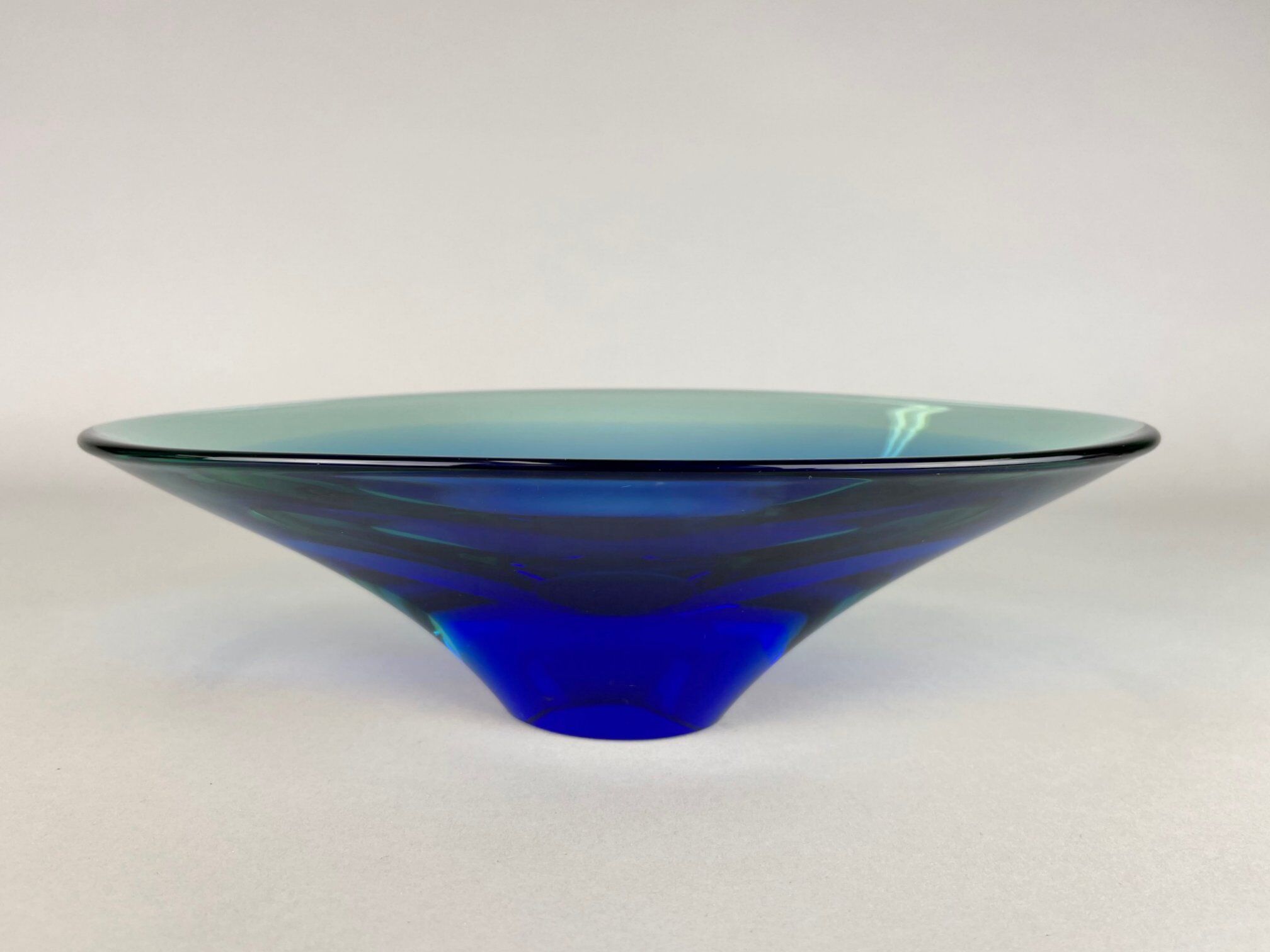 Art Glass Bowl by Miloslav Klinger, 1960's