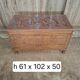 Asian chest from the 20th century made of camphor wood (omb)