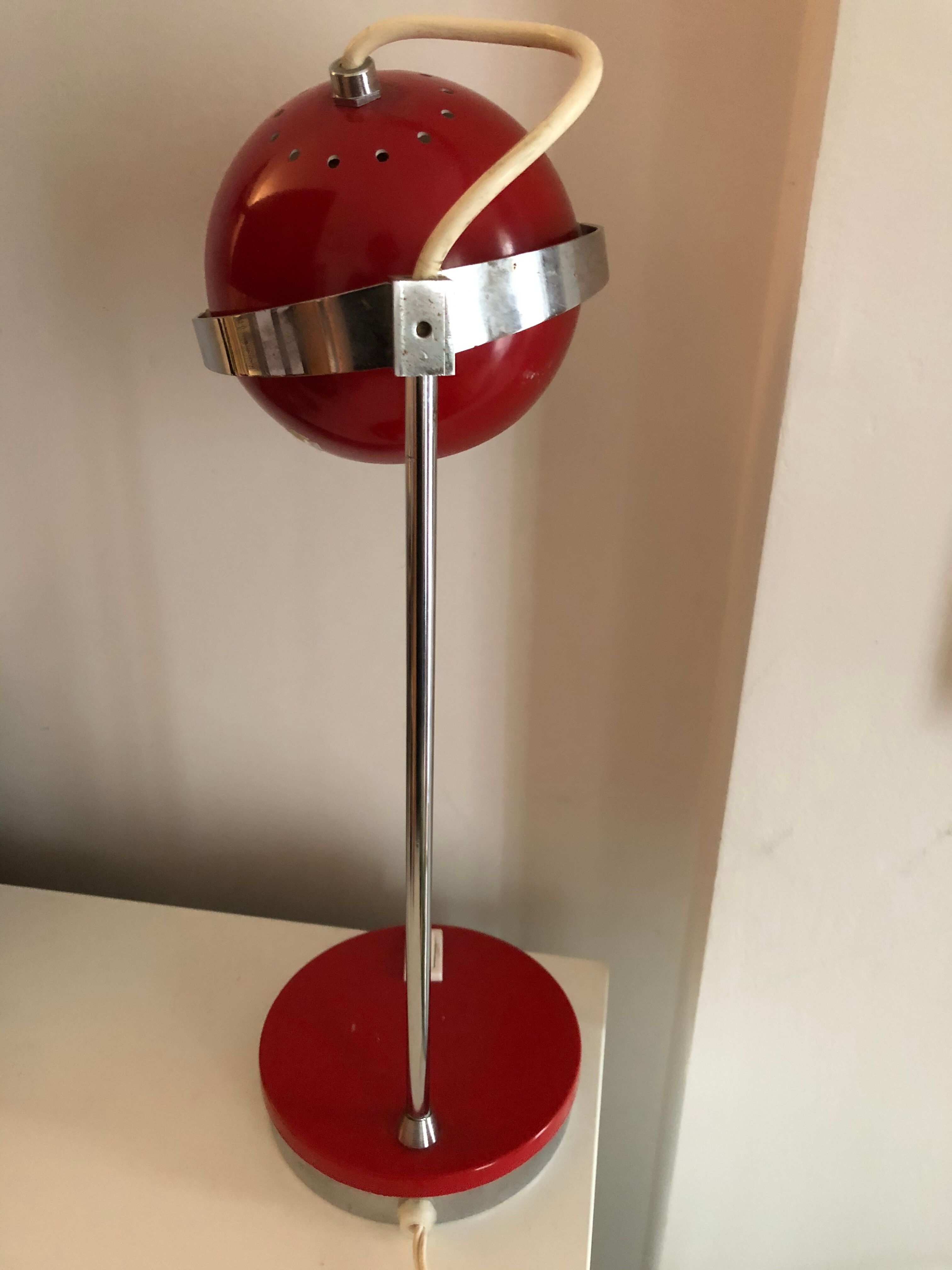 Lampe eye ball vintage