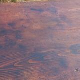 19th century farmhouse table with spindle legs, 225cm