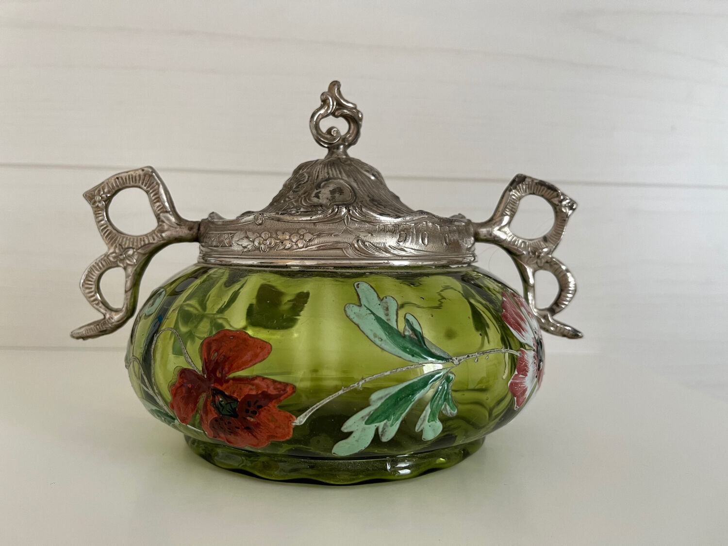Glass biscuit bucket