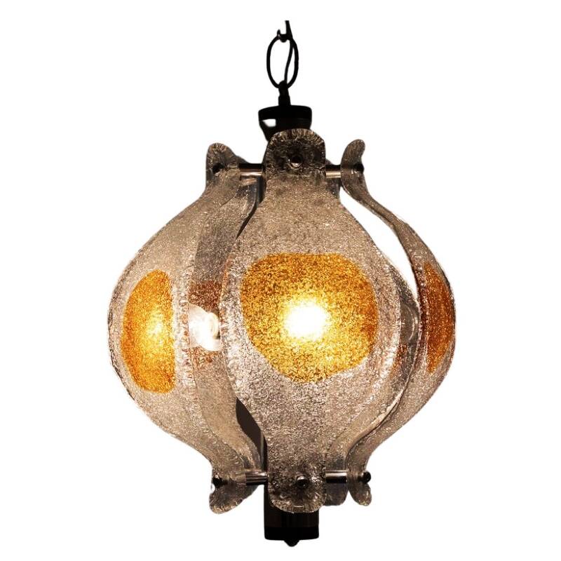 Murano glass pendant by Mazzega, Italy 1970s
