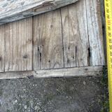 Farm table guinguette and wooden trestles