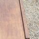 Vintage side table from the 50s in beech oak and poplar compass feet
