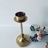Golden brass candle door