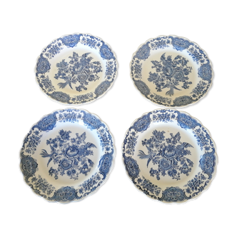 Lot de 4 assiettes plates Ridgway Staffordshire England