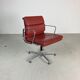 Eames ICF for Herman Miller terracotta leather Soft Pad Group chair