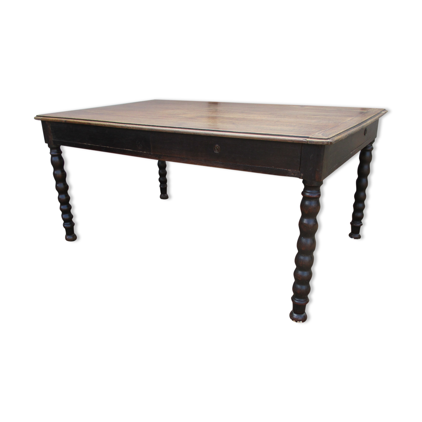 Administration office double style louis XIII in solid oak