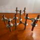 Set of 4 modular candle holders variant Nagel BMF vintage 1970