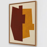 Original minimalist and abstract painting, B18